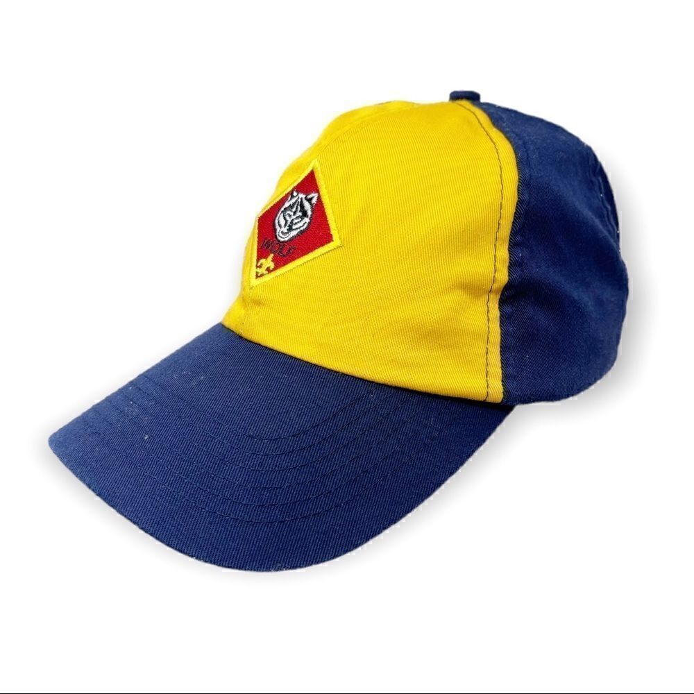 Boy Scouts of America Cap Wolf Hat Twill Size Small Medium